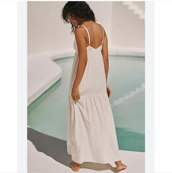 NWT L*Space * Maxi Dress Size S M L Cream - Picture 8 of 11